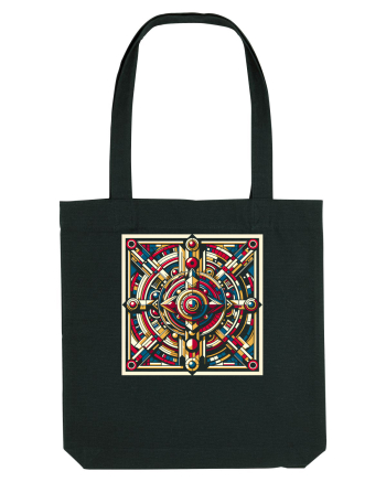 ABSTRACT GEOMETRIC 8 Black