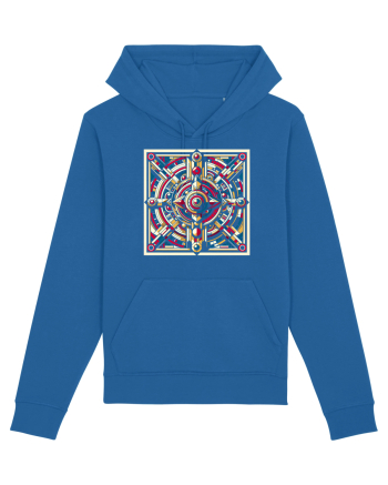 ABSTRACT GEOMETRIC 8 Royal Blue