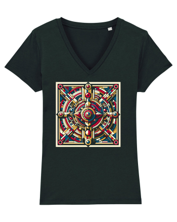 ABSTRACT GEOMETRIC 8 Black
