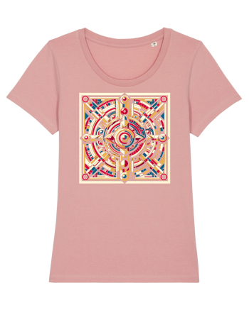 ABSTRACT GEOMETRIC 8 Canyon Pink