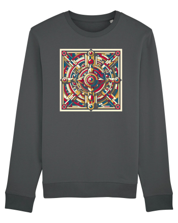 ABSTRACT GEOMETRIC 8 Anthracite