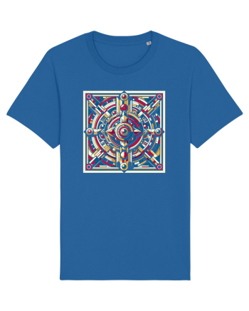 ABSTRACT GEOMETRIC 8 Royal Blue