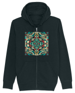 ABSTRACT GEOMETRIC MINIMALIST 8 Hanorac cu fermoar Unisex Connector
