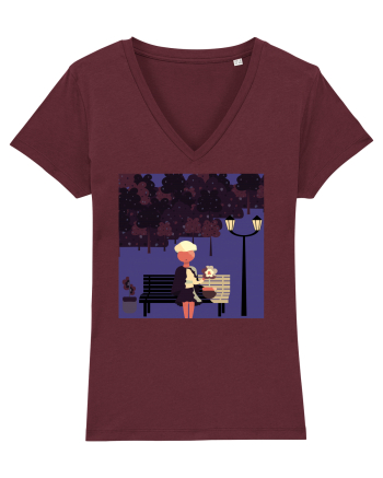 Never Alone Burgundy