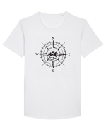 Find your way Tricou mânecă scurtă guler larg Bărbat Skater