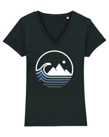 Oceans and Mountains Black