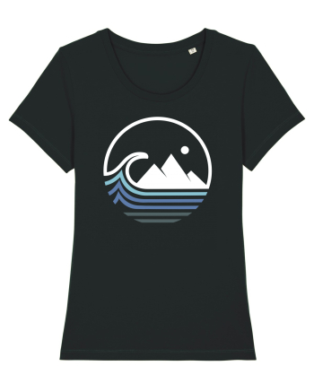 Oceans and Mountains Black