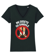 Nu Sosete cu Sandale Tricou mânecă scurtă guler V Damă Evoker