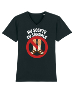 Nu Sosete cu Sandale Tricou mânecă scurtă guler V Bărbat Presenter