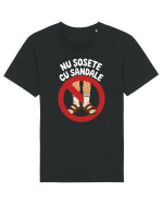 Nu Sosete cu Sandale Tricou mânecă scurtă Unisex Rocker