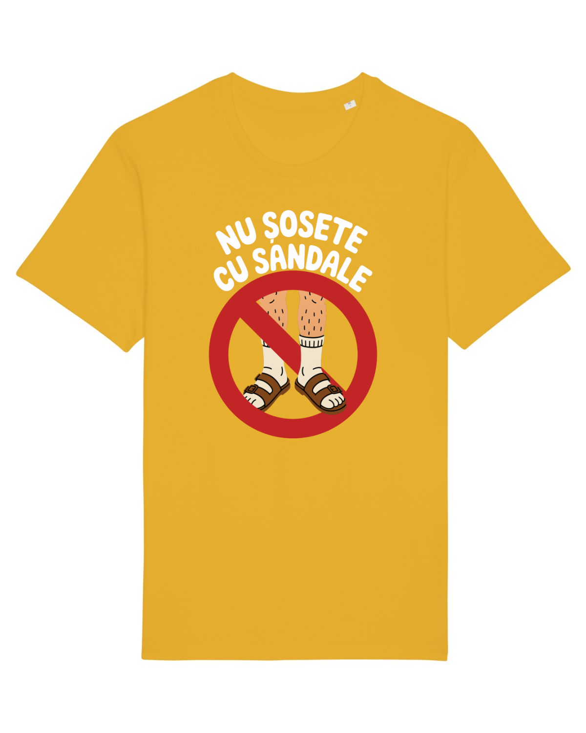 Tricou mânecă scurtă Unisex Rocker Spectra Yellow