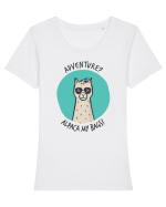 Alpaca my bags Tricou mânecă scurtă guler larg fitted Damă Expresser