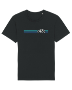Retro Cycling Blue Tricou mânecă scurtă Unisex Rocker