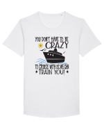 CRAZY CRUISE Tricou mânecă scurtă guler larg Bărbat Skater