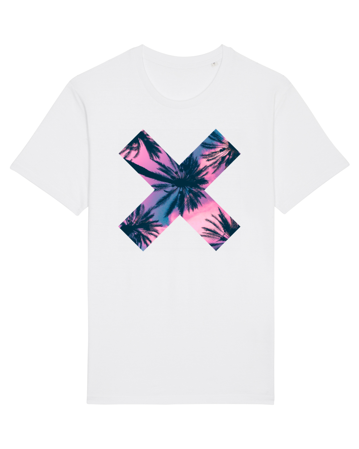 Tricou mânecă scurtă Unisex Rocker White
