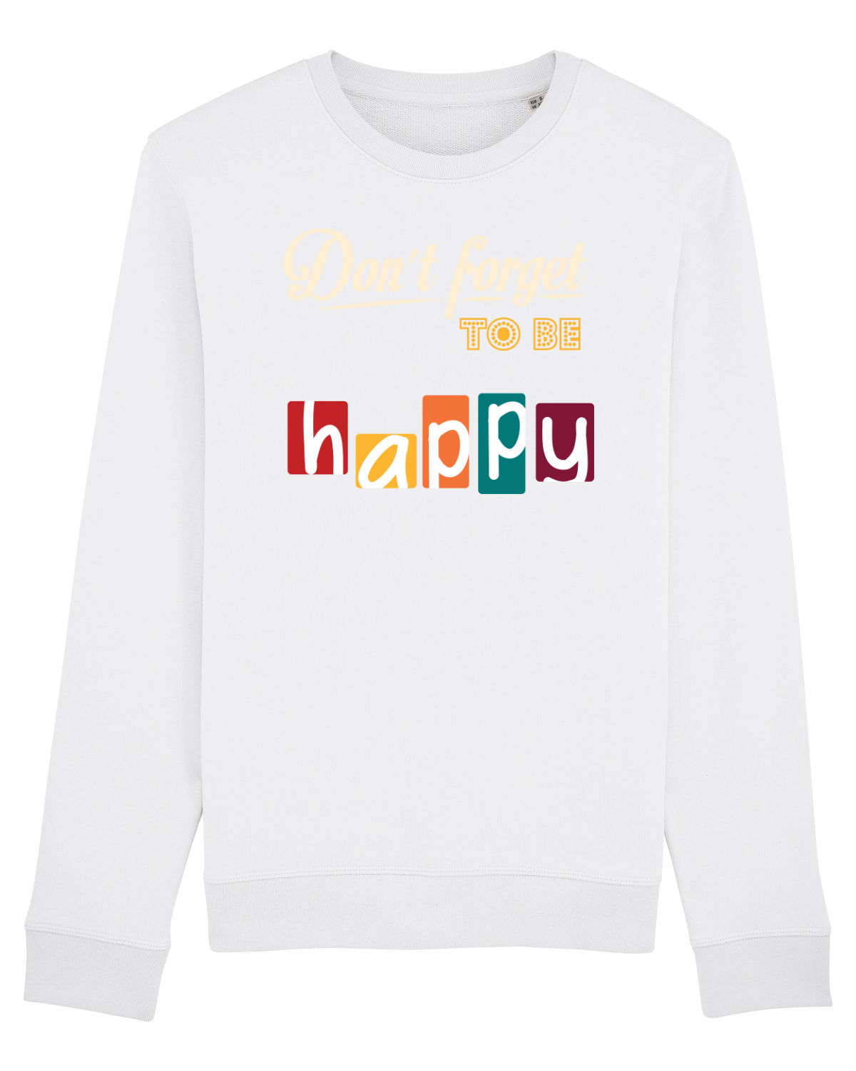 Bluză mânecă lungă Unisex Rise White