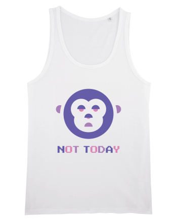 Not Today Monkey White