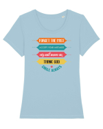 Rezoluțiile zilei Tricou mânecă scurtă guler larg fitted Damă Expresser