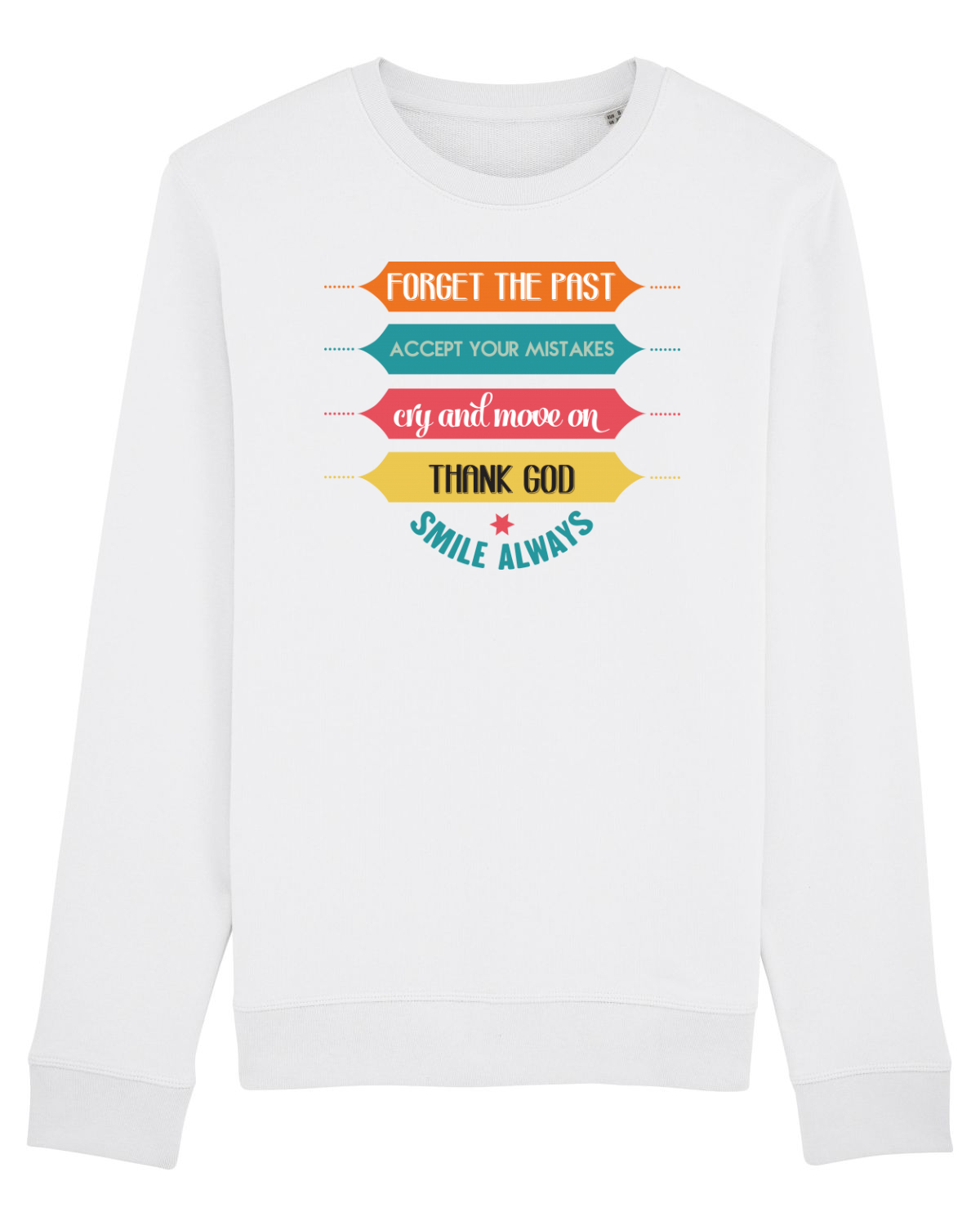 Bluză mânecă lungă Unisex Rise White