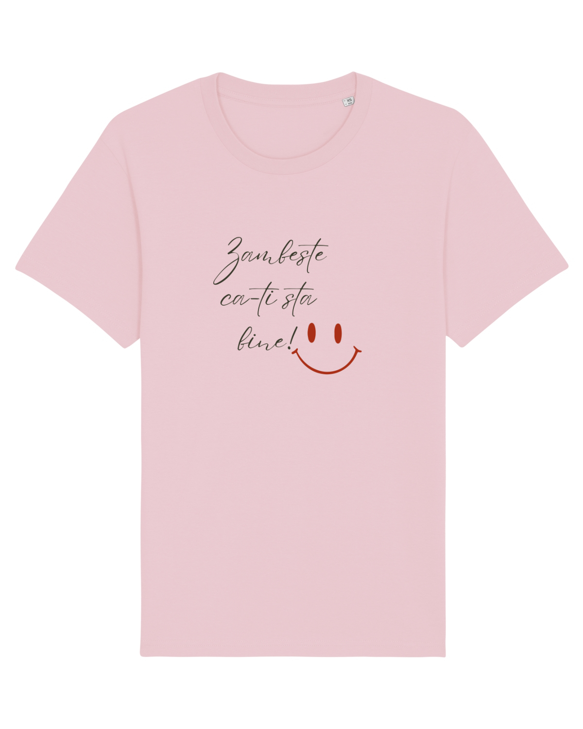 Tricou mânecă scurtă Unisex Rocker Cotton Pink