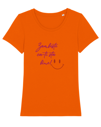 Zâmbește că-ți stă bine  Bright Orange