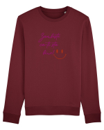 Zâmbește că-ți stă bine  Bluză mânecă lungă Unisex Rise