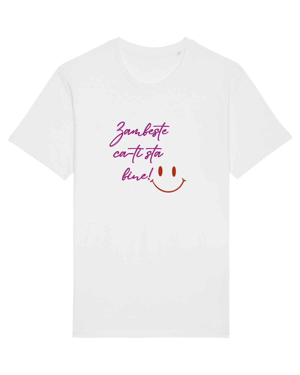 Tricou mânecă scurtă Unisex Rocker White
