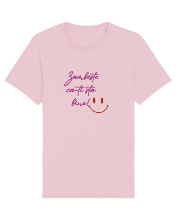 Zâmbește că-ți stă bine  Cotton Pink