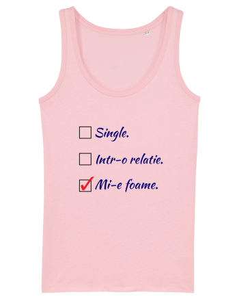 Single. Într-o relație. Mie foame. Cotton Pink