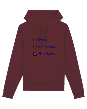 Single. Într-o relație. Mie foame. Burgundy