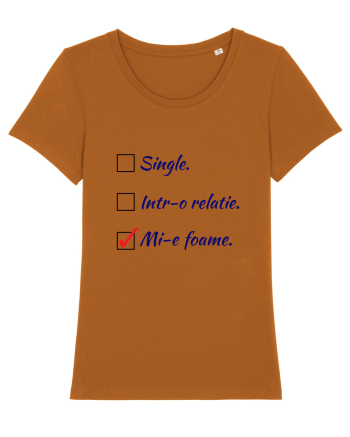 Single. Într-o relație. Mie foame. Roasted Orange
