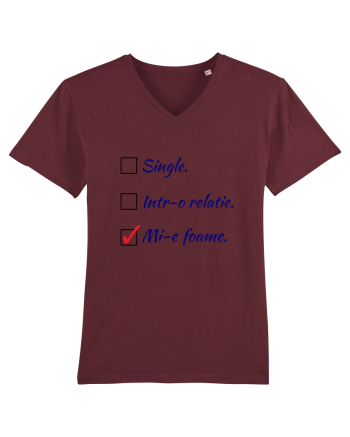 Single. Într-o relație. Mie foame. Burgundy