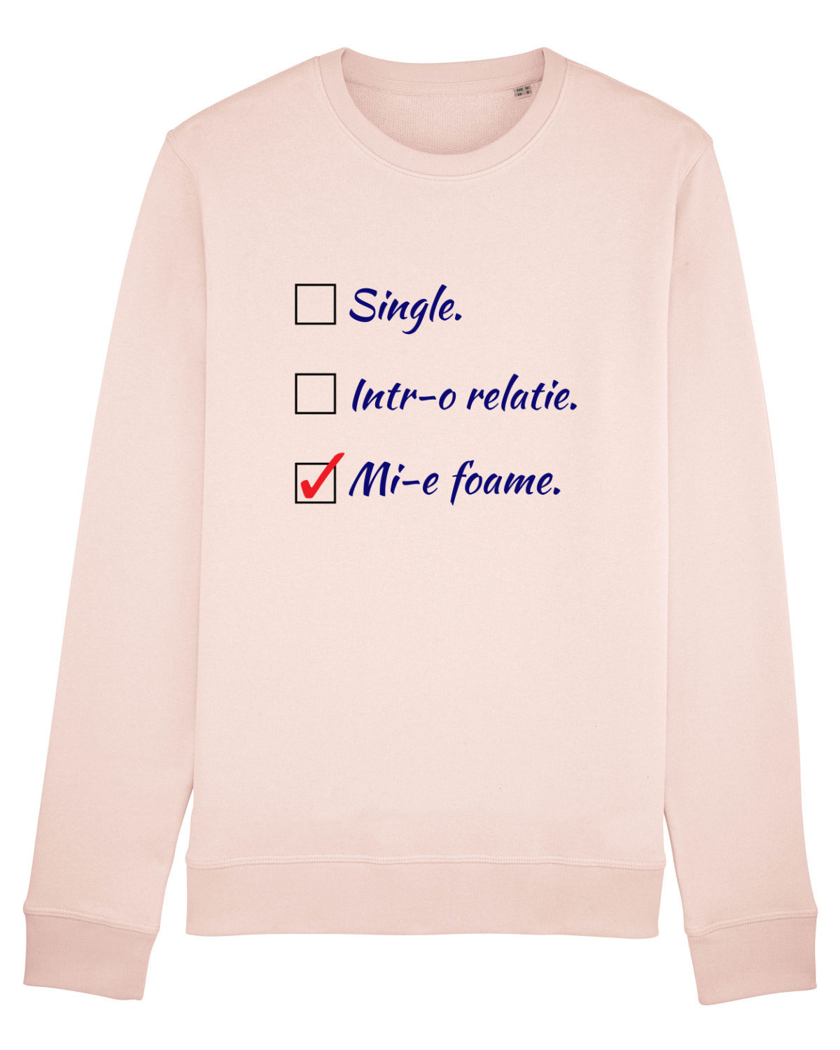 Bluză mânecă lungă Unisex Rise Candy Pink