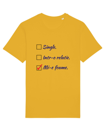 Single. Într-o relație. Mie foame. Spectra Yellow