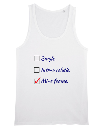 Single. Într-o relație. Mie foame. White