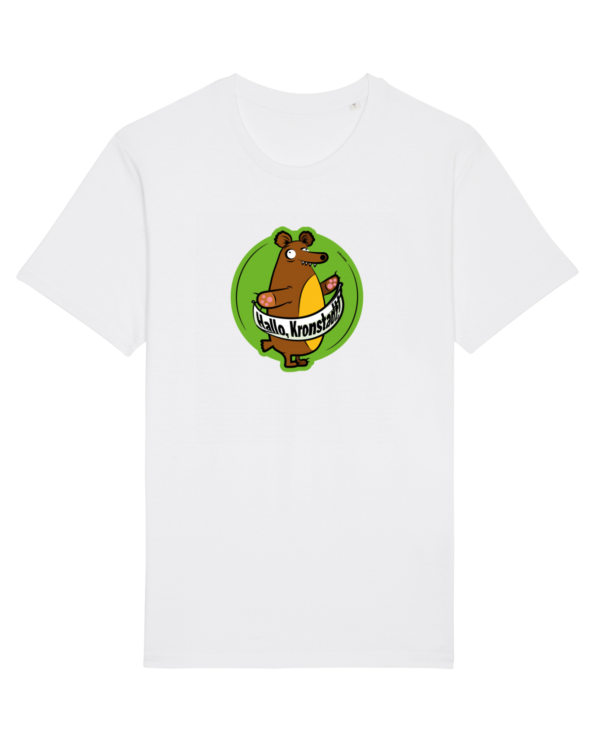 Tricou mânecă scurtă Unisex Rocker White