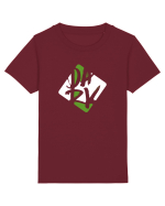 DARK (verde, alb) Tricou mânecă scurtă  Copii Mini Creator