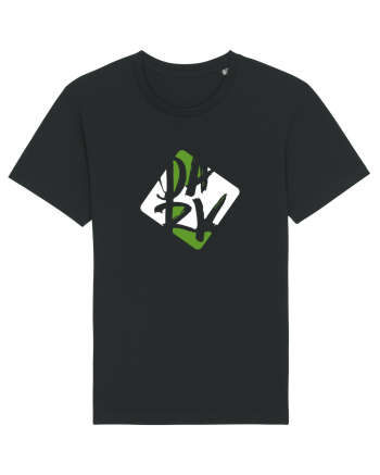 DARK (verde, alb) Black