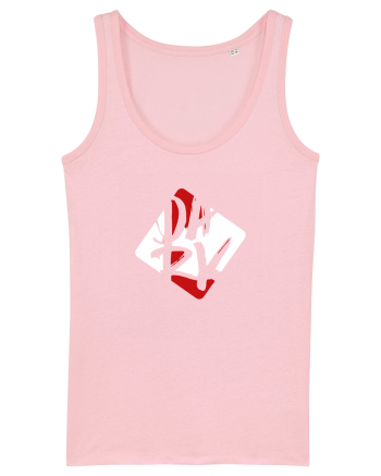 DARK (rosu, alb) Cotton Pink