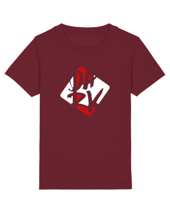 DARK (rosu, alb) Burgundy