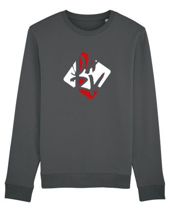DARK (rosu, alb) Anthracite