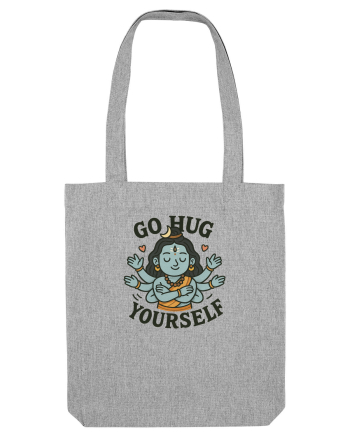 Go hug yourself - Shiva style Heather Grey
