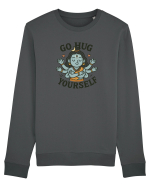 Go hug yourself - Shiva style Bluză mânecă lungă Unisex Rise
