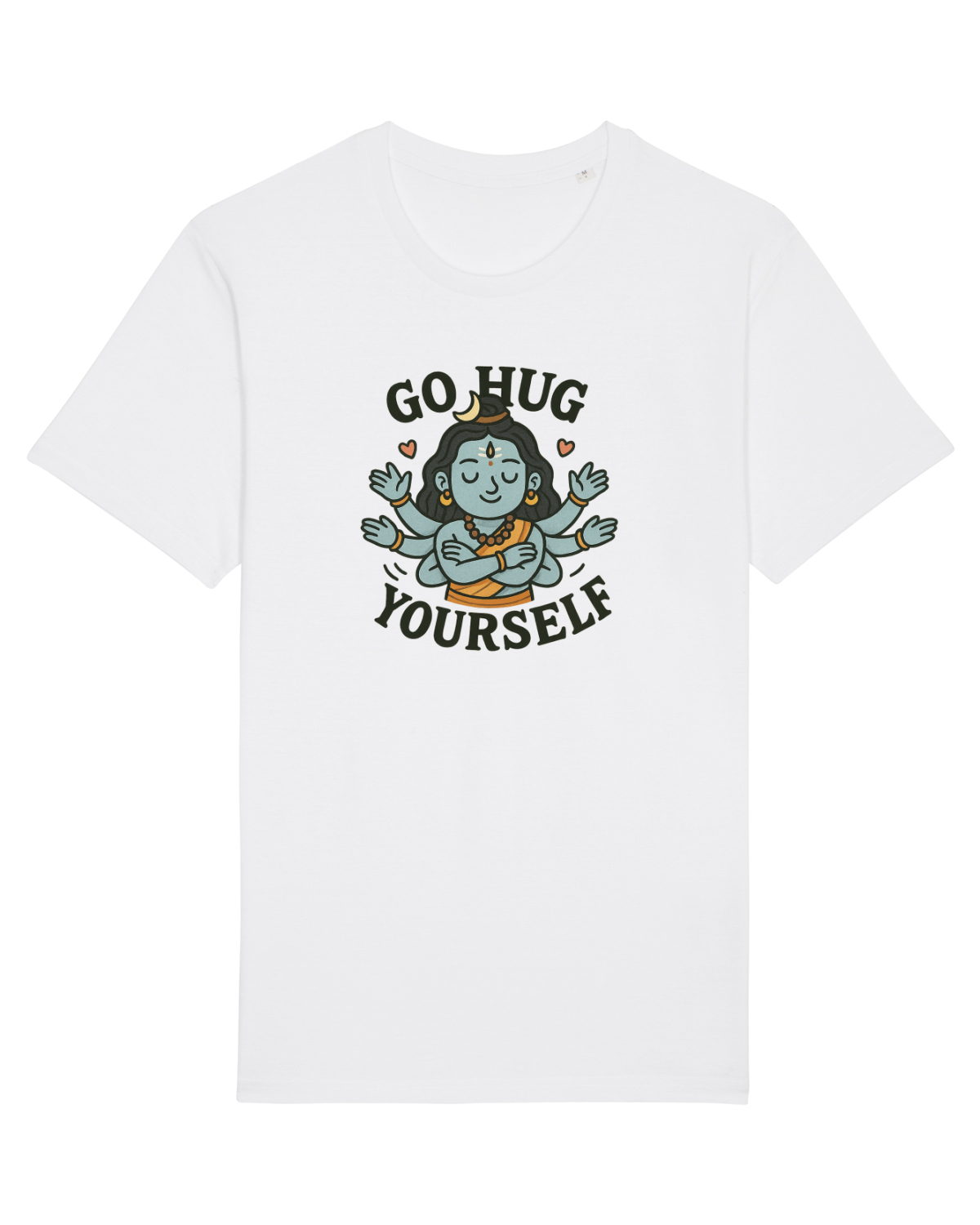 Tricou mânecă scurtă Unisex Rocker White