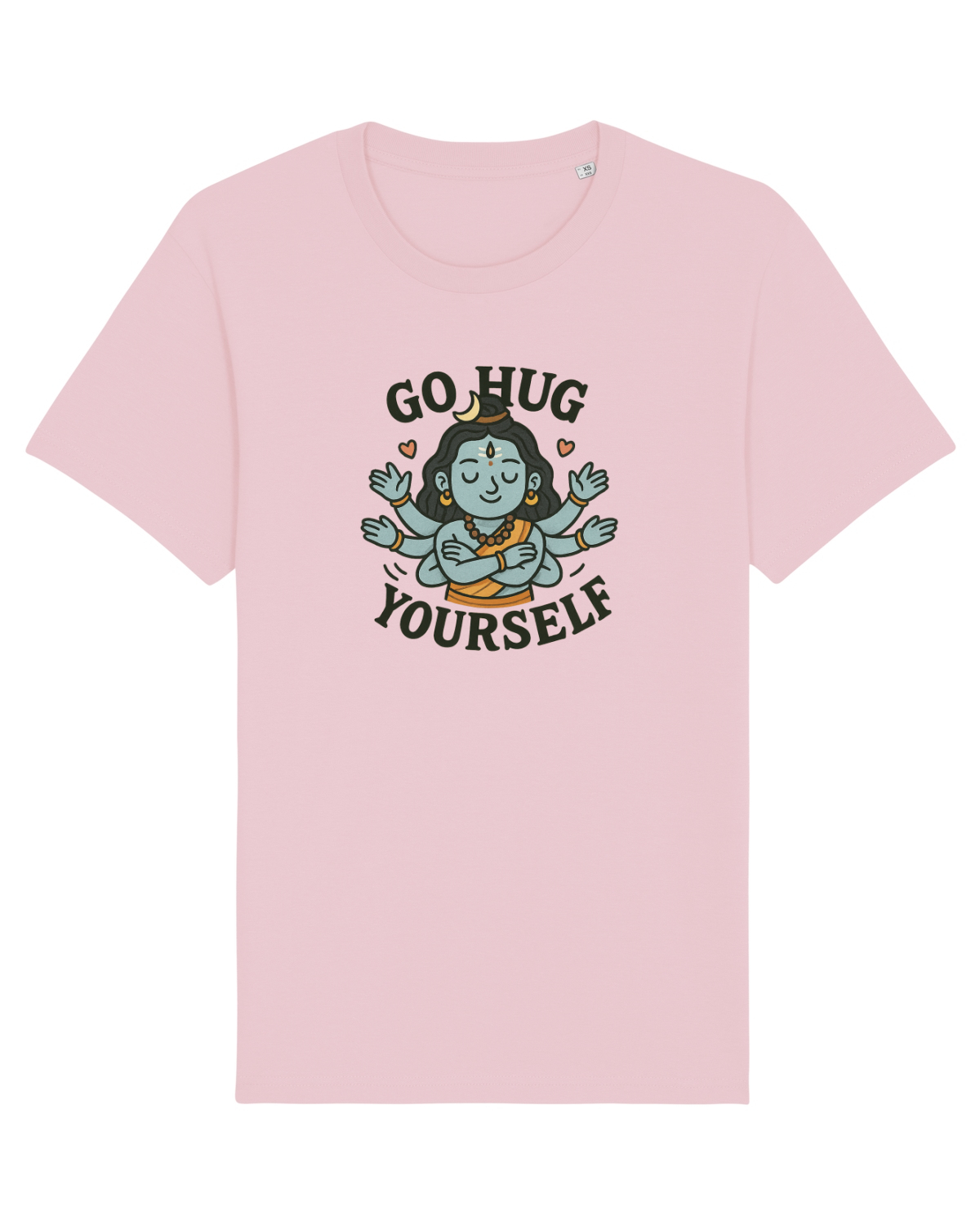 Tricou mânecă scurtă Unisex Rocker Cotton Pink