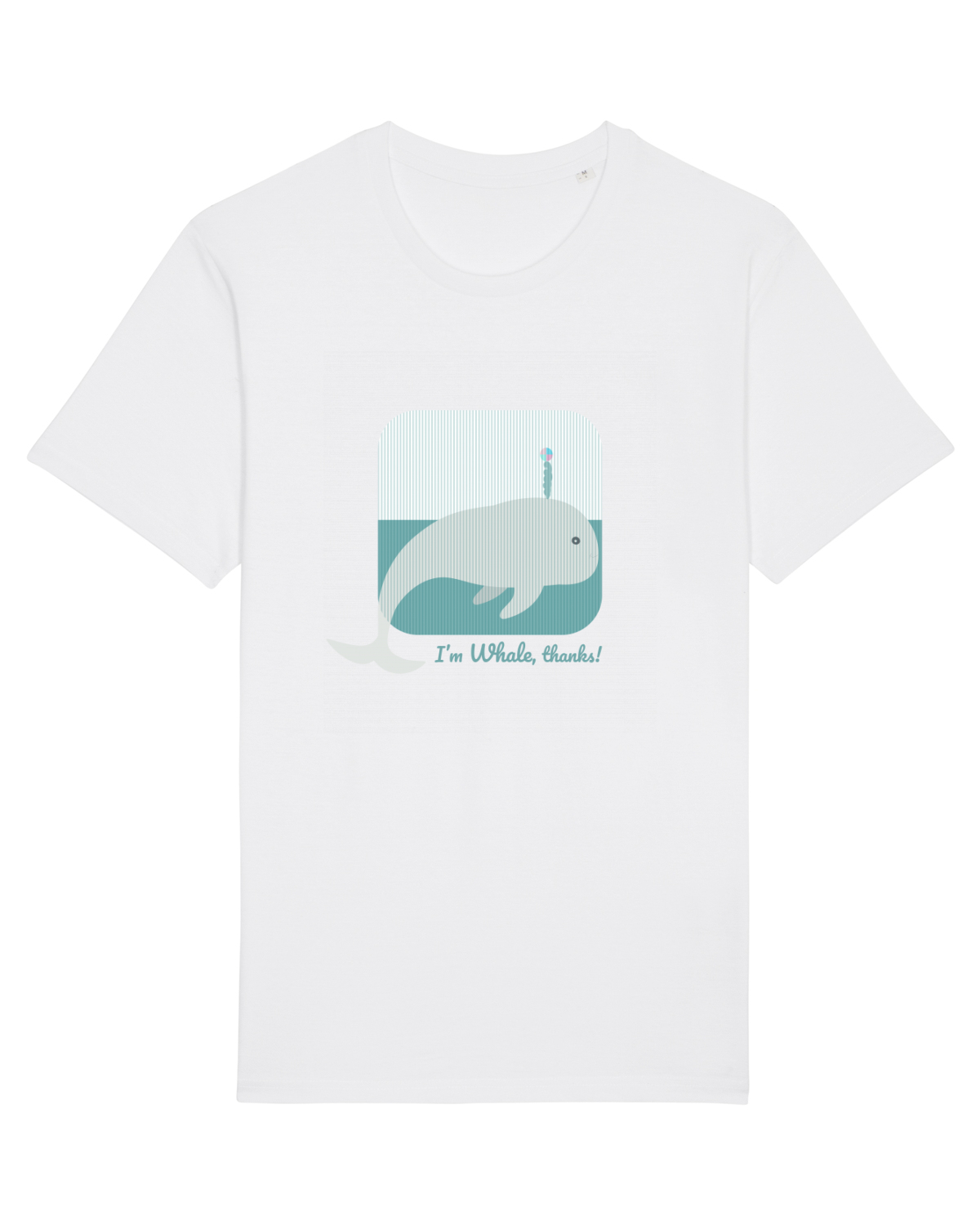 Tricou mânecă scurtă Unisex Rocker White