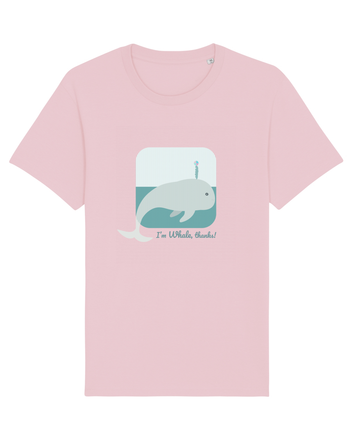 Tricou mânecă scurtă Unisex Rocker Cotton Pink