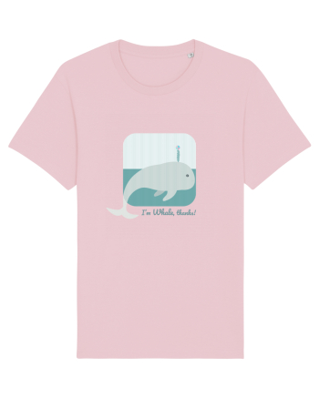 I'm Whale, Thanks! Cotton Pink
