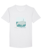 I'm Whale, Thanks! Tricou mânecă scurtă guler larg Bărbat Skater