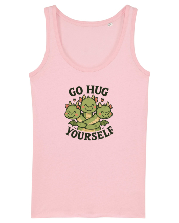 Go hug yourself - dragon style Cotton Pink